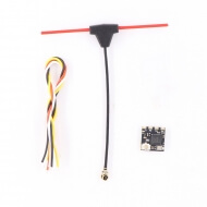 Нано приемник FPV Cyclone ELRS MINI RX SX1280 EXPRESSLRS EP-1,T-образная антенна, 2,4 МГц,500Гц,5В